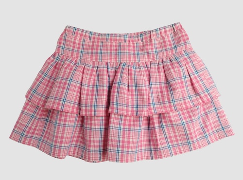 Plaid Ruffle Skirt 2