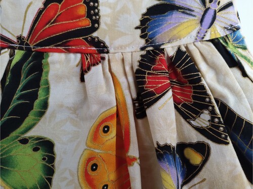 Butterfly Gathered Skirt 4